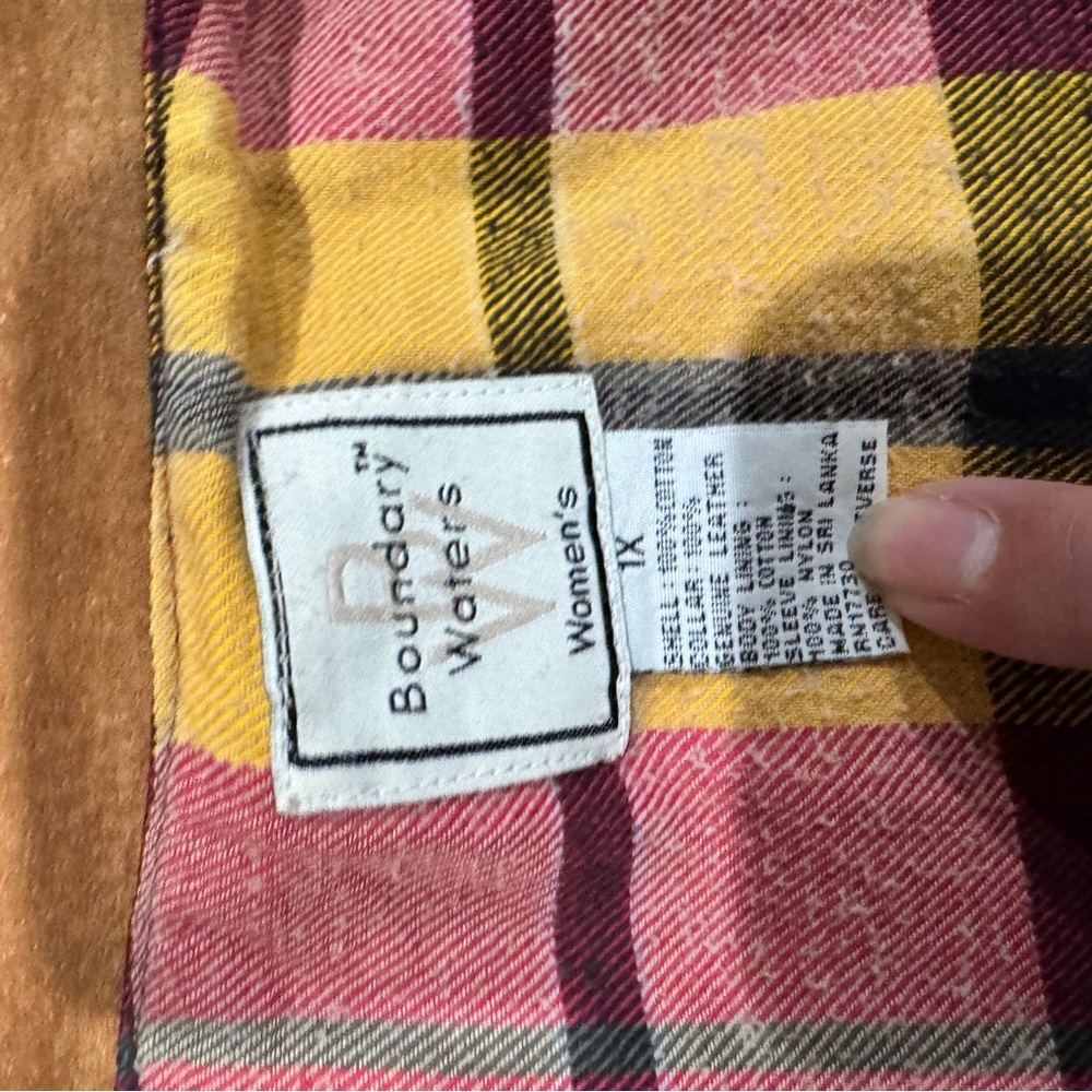 Vintage Red boundary waters barn jacket 1X - Picture 6 of 6